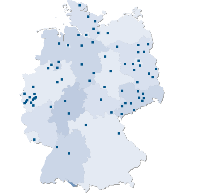 Regionomica Karte Standorte Referenzen